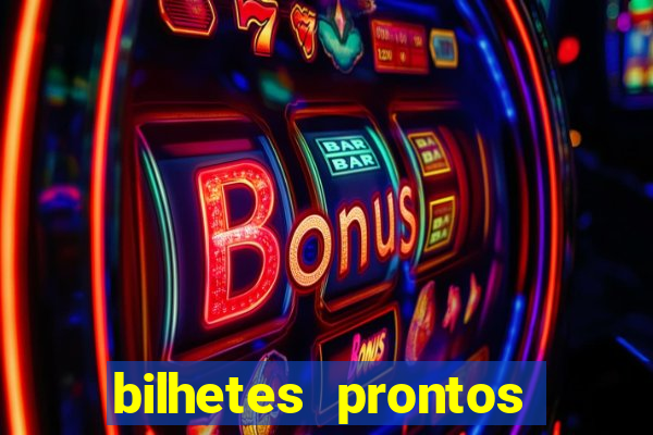 bilhetes prontos futebol hoje